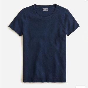 J.Crew Women’s Short-sleeve Cashmere crewneck sweater t-shirt - Size Small NWOT